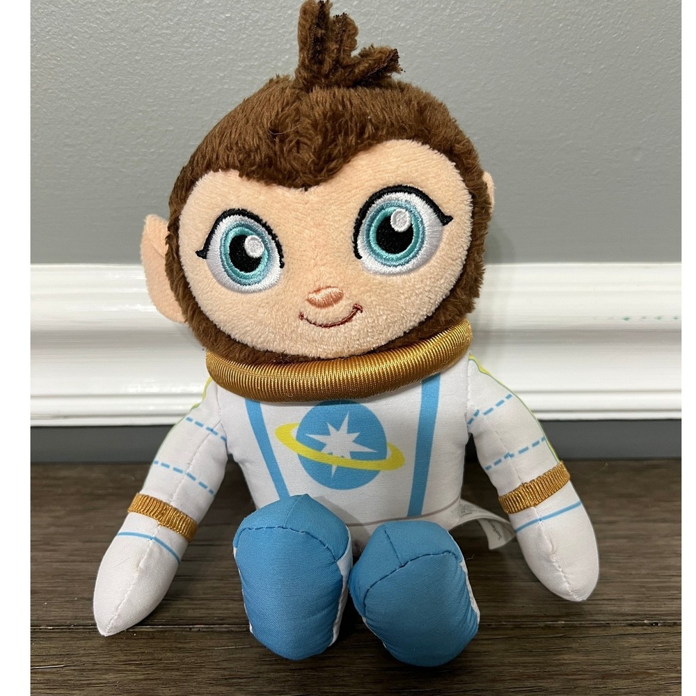 Netflix Ridley Jones Plush Monkey Astronaut‎ Stuffed Animal Toy